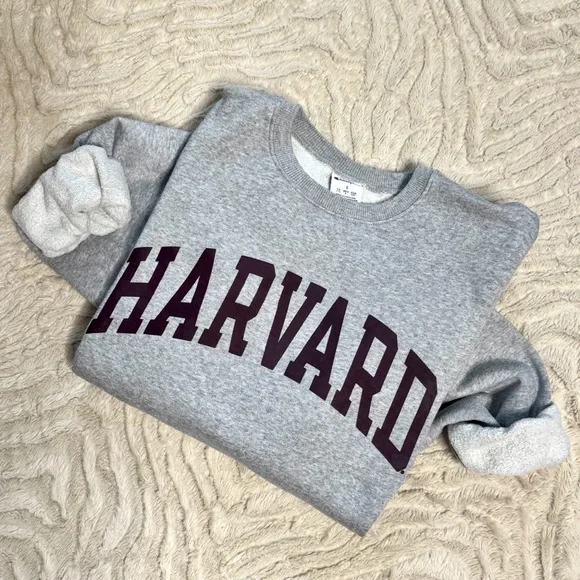Harvard University Crew Neck by Champion Size Large - Picture 1 of 7